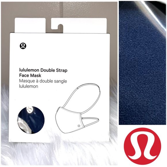 lululemon athletica Accessories - 🎁NWT🤩|•LULULEMON•|  Iron Blue Double Strap Mask